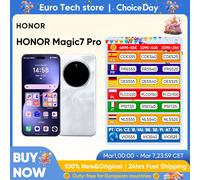 NOUVEAU HONOR Magic7 Pro 5G 2025, Smartphone Snapdragon 8 Elite, Écran LTPO 6,8'' 120Hz, Charge 100W, Magic UI 9.0 Basé sur Android 15 16GB 1TB Black