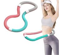 Nouveau Hula Hoop de Sport pour, Cerceau à Ressorts Souples, Cerceau de Fitness lesté pour Perte de Poids et Effet massant, Cerceau Pliable en PVC pour abdominaux et brûle-Graisses