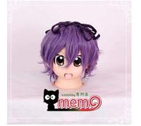 Nouveau IB Garry violet haute température fil cos court cosplay anime perruque + bonnet de perruque comme l'image