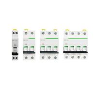 NOUVEAU IC65N for Mini disjoncteur 1P interrupteur à air 2P ménage 3P interrupteur principal 4P disjoncteur CA(2P,C40A)
