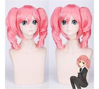Nouveau Inu X Boku Ss Roromiya Karuta Cosplay perruque rose résistant à la chaleur cheveux Halloween fête Costume perruques Anime + casquette de perruque