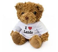 Nouveau - J'Aime LANDO - Ourson - Mignon Doux Adorable - Cadeau Présent