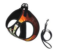 Nouveau Jeu de fléchettes,Harnais pour Animaux de Compagnie, Harnais réfléchissant réglable pour Chien,L