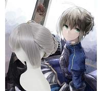 Nouveau jeu de perruque Nero Fate Stay Night Saber Arturia Pendragon Cosplay perruque destin Costume jouer perruques Halloween Costumes cheveux 3 couleurs B