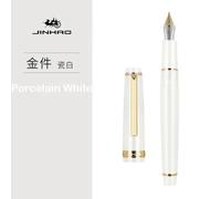 Nouveau Jinhao 82 Série Stylo Plume Acrylique F 0.5mm Plume École Fournitures De Bureau Affaires Écriture Stylos À Encre Argent Clip Bleu Jaune
