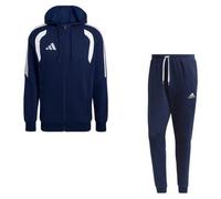 Nouveau Jogging Polaire Zippé A Capuche Adidas Climacool Bleu Marine Pour Homme M