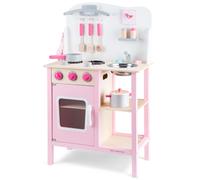 Nouveau Jouets Classiques Cuisine En Bois Pour Enfants Bon Appetit Rose - 55 X 30 X 89 Cm