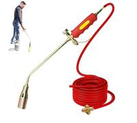 Nouveau kit de brûleur de mauvaises herbes au propane, brûleurs de mauvaises herbes à gaz avec tuyau de 2 m, contrôle de la flamme et allumeur à bouton-poussoir, la glace, la neige et la route (35)