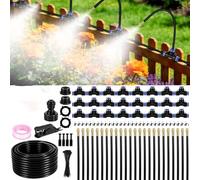 Nouveau Kit D'irrigation Goutte À, Système D'arrosage Automatique Du Jardin, Connecteur Rapide Et Compte-gouttes Pliable 360 Degrés(65.6Ft Set (65.6Ft hose+20 Nozzles))