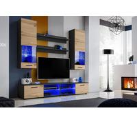 NOUVEAU komodee Ensemble de Meubles Varallo Eclairage Optionale Pour Salon LED