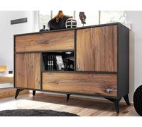 NOUVEAU komodee Orvieto Divers Meuble de Salon Chêne Anthracite Eclairage LED