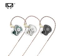 Nouveau KZ EDS casque dynamique HIFI DJ moniteur dans l'oreille sport antibruit casque en métal KZ ZEX ZSN EDX PRO