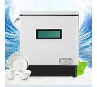NOUVEAU Lave-vaisselle de table 220V Plan de travail compact pour lave-vaisselle, Lave-vaisselle portable 304 en acier inoxydable, 60L Grande capacité Lave-vaisselle à capot