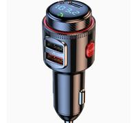 Nouveau lecteur Bluetooth pour voiture, charge rapide QC3.0, chargeur de voiture Bluetooth avec émetteur FM et chargeur de voiture.