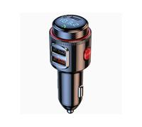 Nouveau lecteur Bluetooth pour voiture, charge rapide QC3.0, chargeur de voiture Bluetooth avec émetteur FM et chargeur de voiture.