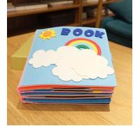 Nouveau livre de tissu d'histoire pour enfants Montessori bébé lavable 3D cadeau de jouet d'éducation précoce