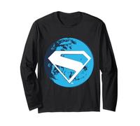 Nouveau logo Superman Movie Design Earth Manche Longue