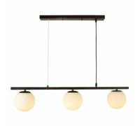 Nouveau Lustre Commercial Moderne 3-Home Style Classique Hall d'hôtel en Verre Installation Simple Pendentif linéaire en métal Noir Maison Style Classique Hôtel Lobby Luminaire Ad