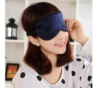 Nouveau Masque De Sommeil En Soie Confortable Masque Pour Les Yeux Doux Aide Au Sommeil Ombre Couverture 22.5*11cm Lumière Du Soleil Bloquant Les Yeux Unisexe