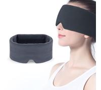 Nouveau masque de sommeil - Masque de nuit en modal pour femmes et hommes, Masque sommeil bloquant la lumière, 100% fait à la main, masque yeux à couverture intégrale