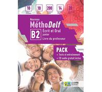 Nouveau MéthoDelf B2 - Pack Prof Livre avec 1 CD audio - Noëlle Bertin - Le Livre Ouvert Eds - Livre CD - Méthode de langue CD