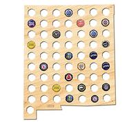 Nouveau-Mexique États américains carte bière sur capsule tableau bière bière 3 couleurs à choisir comme cadeau pour lui M0126 50 x 50 cm