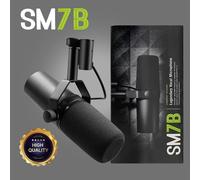 Nouveau Microphone cardioïde dynamique professionnel SM7B pour enregistrement vocal en direct Performance Studio micro de réponse en fréquence sélectionnable