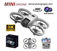 NOUVEAU Mini Drone Professionnel Drones Professionnels 8K 180 ° Drone caméra HD longue portée pour la photographie aérienne des enfants PK GT3 8K Dual Cameras