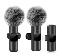 Nouveau mini microphone cravate sans fil pour iPhone Android ordinateur portable enregistrement audio et vidéo pour les jeux