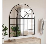Nouveau Miroir pour Salon Chambre ou Dressing - BMD - Miroir mural noir 100x110 cm arche fer DECO - V4403285