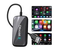 [Nouveau modèle 2025] OTTOCAST Wireless CarPlay & Android Auto Adapter 3 en 1 AI Box Play2Video Ultra, Netflix/YouTube en voiture, faible latence, mise à niveau du câble vers sans fil