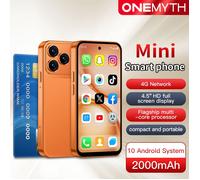 Nouveau modèle 2026 A19 Pro 4G mini smartphone 4,5 pouces 3 Go 64 Go MTK6739 Android 10.0 Bluetooth 4.0 déverrouillage facial orange