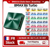 Nouveau modèle 2026 BMAX B6 Mini PC Turbo 16 Go DDR4 (jusqu'à 32 Go) SSD 512 Go (2 emplacements SSD M.2) Processeur Intel Core I5 8257U Win11 Pro Double SSD Ordinateur de bureau mini 4K 16+512GB