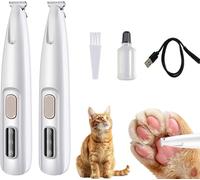 Nouveau modèle 2026 Clippers pour chat Clipper électrique de précision ultra-silencieuse, lames sûres et hypoallergéniques, ne fera pas de mal à votre chat, rechargeable