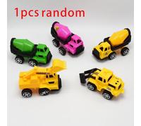 Nouveau Modèle De Construction En Plastique Coulissant, Jouet D'ingénierie Véhicules Bulldozer Rouleau Ciment Réservoir Voiture Garçons Jouets Cadeaux 1 Pièce