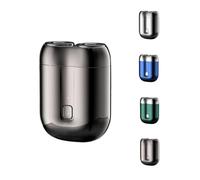 Nouveau Modèle De Mini Rasoir Électrique À Double Tête, Mini Rasoir Électrique Portable Rechargeable, Rasoir Électrique Compact De Poche Pour Hommes, Mini Rasoirs Électriques Pour Hommes (Gris)