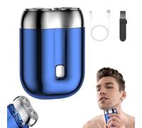 Nouveau modèle de mini rasoir électrique à double tête, rasoir de poche USB pour homme, lavable, rechargeable et étanche
