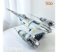 Nouveau modèle de vaisseau spatial N-1 Starfighter Star Interstellar Conflict, 1809 pièces, blocs de construction, jouet puzzle pour cadeaux et décorations. Starfighter