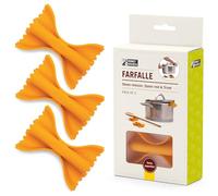 Nouveau - Monkey Business Farfalle - Élévateur de Couvercle de Pot en Silicone 3-en-1, Mignon Porte-Cuillere et Sous-Verre à Pâtes pour Petits Pots, Accessoire de Cuisine Multifonctionnel au Design de
