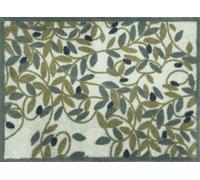 Nouveau Motif Olives Tapis de Tortue (Dee Hardwick Collection) Intérieur très Absorbant Barrière Tapis de Dos Multi-Grip 60 x 85 cm