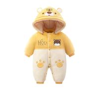 Nouveau-né bébé Dessin animé Barboteuse Hiver Manche Longue Chaud Fleece Pyjama Rompers Salopette One-Piece volantées Onesies Floral Bowknot Grenouillère Pyjama bébé Fille