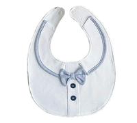 NOUVEAU-NÉ BÉBÉ GARÇON HOMME CHEMISE BAVOIRS SOURIS PAPILLON RAYÉ Bebè Brillabenny (BLANC GRIS)