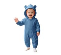 Nouveau-Né BéBé GarçOns Filles Barboteuse Une PièCe à Manches Longues Ours Oreille à Capuche Combinaison Enfant en Bas âGe Printemps Automne Body GarçOn Et Fille Combinaison De Neige Manteau Chic