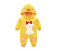 Nouveau-Né Combinaison Bebe Fille Garcon bébé garçons Filles Barboteuse Une pièce Longues Grenouillère Hiver Pyjama Pilote Capuche Mignon Enfants Jumpsuit pour Garçon et 2-36 Mois