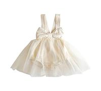 Nouveau-né Infantile bébé Filles Coton Printemps été Noeud Solide sans Manches Barboteuse Body Robe vêtements Shorts Fille Été