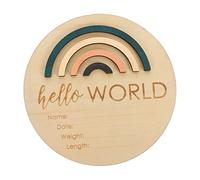 Nouveau-né Présente Des Panneaux De Naissance En Bois Pour Bébé Une Carte Dannonce Pour Nourrissons Un Accessoire Photo