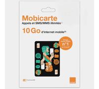 Nouveau Orange mobicarte Zen 10go appels et SMS/MMS illimités (mobicarte 10 go)