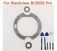 Nouveau Original Blackview BL9000 Pro BL9000 caméra arrière pièces de décoration en métal avec objectif de caméra arrière pour téléphone Blackview BL9000 Pro gold-BL9000