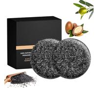 Nouveau pain de savon anti-gris, shampoing solide pour cheveux gris foncés, savon à barbe sans braises, cuir chevelu propre et fort, réduit les cheveux.