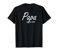 Nouveau Papa d'un bébé garçon créé en 2026 T-Shirt